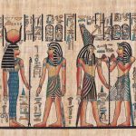 Original egyptian papyrus