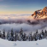 Roszutec peak in sunset - Slovakia mountain Fatra