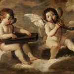 Musical Angels with Zither and Horn by Lattanzio di Niccoli di Liberatore da Foligno